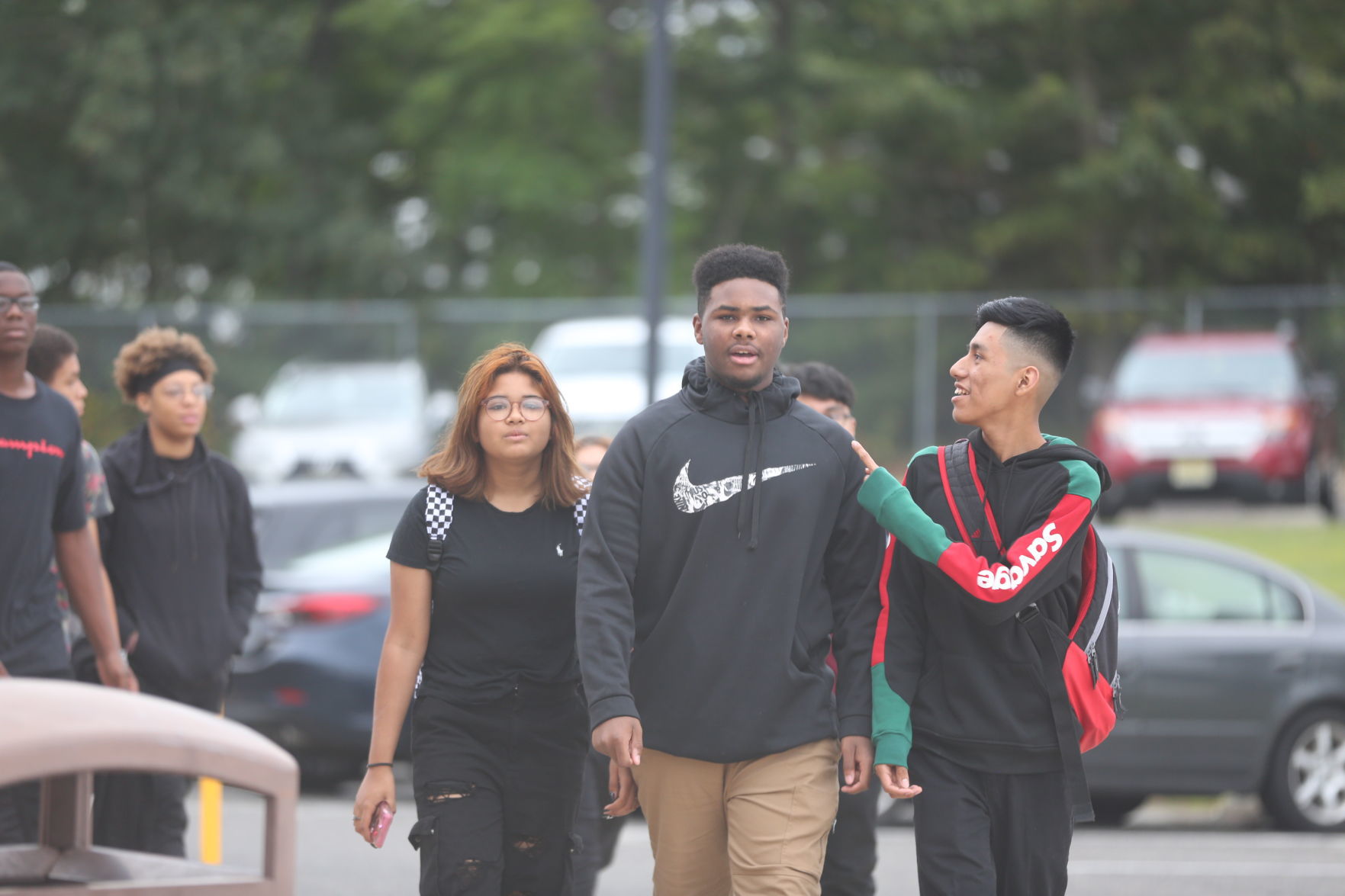 First Day at Pleasantville High School